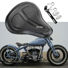 For Harley Softail Bobber Chopper Motorcycle Solo Seat w/3" Spring Bracket Kit