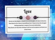 Store Closing Chakra Stone Beaded Bracelet Adjustable - Sale