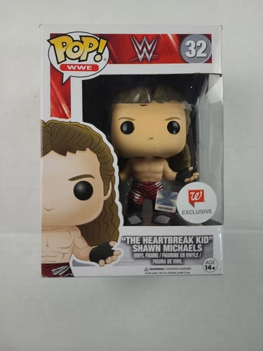 Wwe Funko POP The “Heartbreak Kid” Shawn Michales #32 Walgreens Exclusive Damage