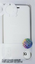 Funda tipo libro tipo folio Xqisit Falp Adour para Samsung Galaxy A3 2016 blanca