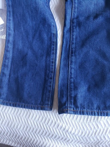 The Childrens Place Bootcut Boot Cut Stretch Jeans 10 Slim Adjustable Waist Dark - Picture 5 of 6
