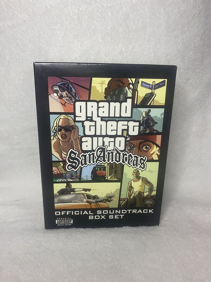 ★グランドセフトオート サンアンドレアス サントラ　8枚 入りBOX★ Amazon.co.jp: Grand Theft Auto: San Andreas: ミュージック