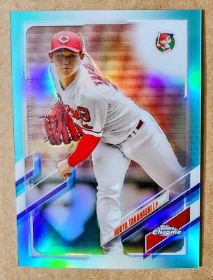 2021 Topps Chrome NPB Kouya Takahashi Nippon #148 Aqua