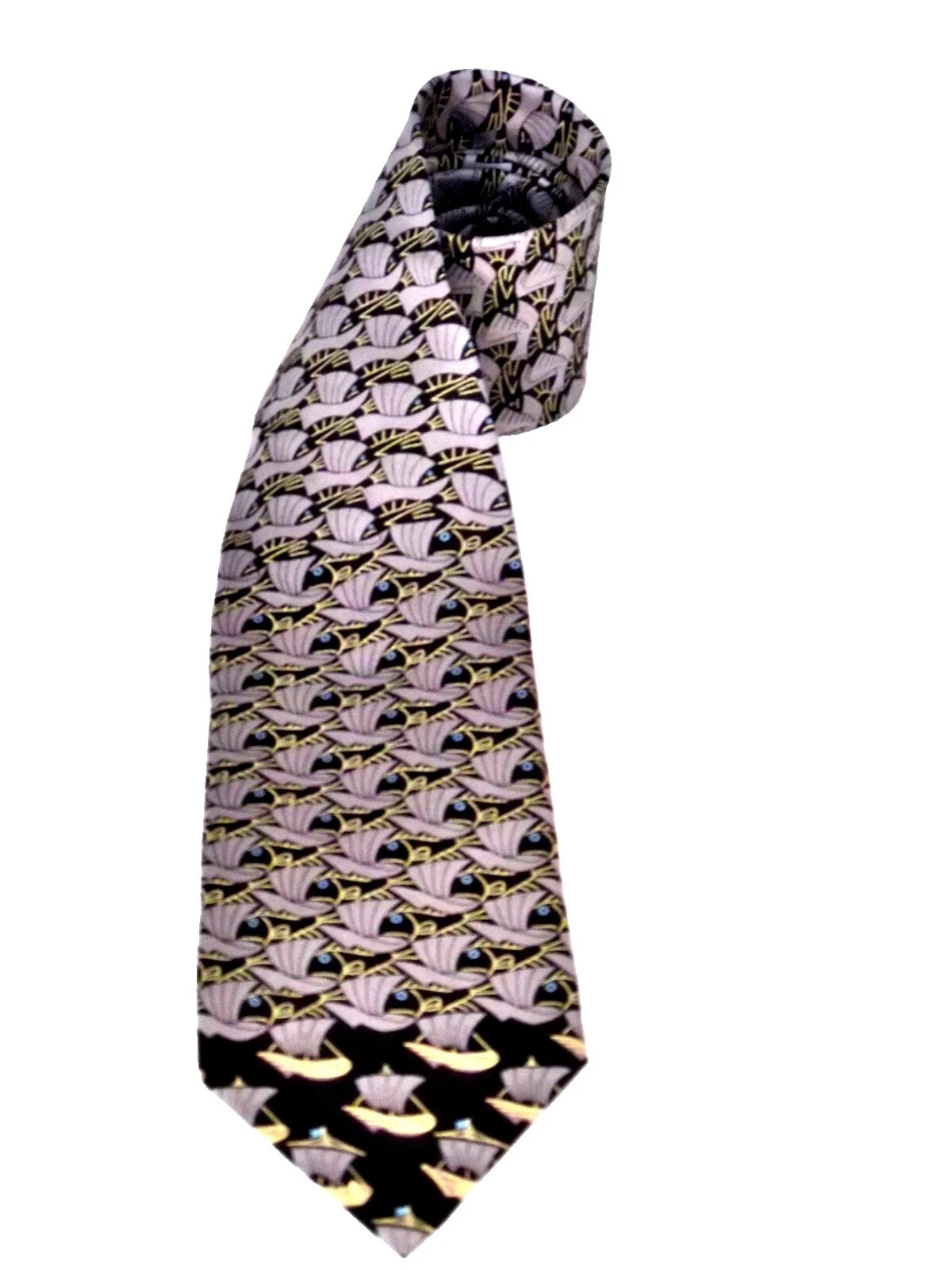 Rana Animal Print 100% Corbatas de seda para hombres