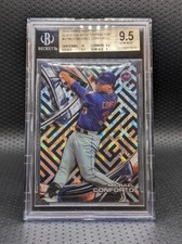 2016 Topps Tek Michael Conforto RC Galactic Diffractor 1/1 BGS 9.5 GEM Refractor