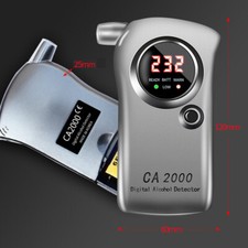 CA2000 Digital Alcohol Tester Alcohol Detector LCD Breath Analyzer Breathalyzer