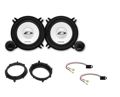 Alpine Speakers Compatible with AUDI A4 B5 / 8D + Avant 1994-2001 Front
