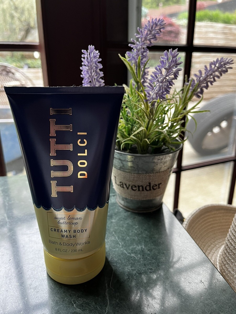 NEW-Bath &Body Works Tutti Dolci creamy body Lemon