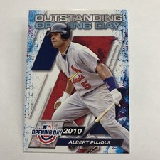 2021 Topps Opening Day Outstanding Opening Days Albert Pujols #OOD2 Cardinals