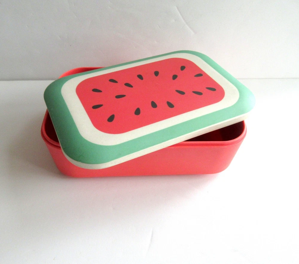 Sunnylife Watermelon Bento Box Lid for Picnics and Lunches