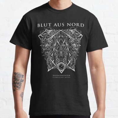 Blut Aus Nord Disharmonium Undreamable Abysses Classic Made in USA Print T-Shirt