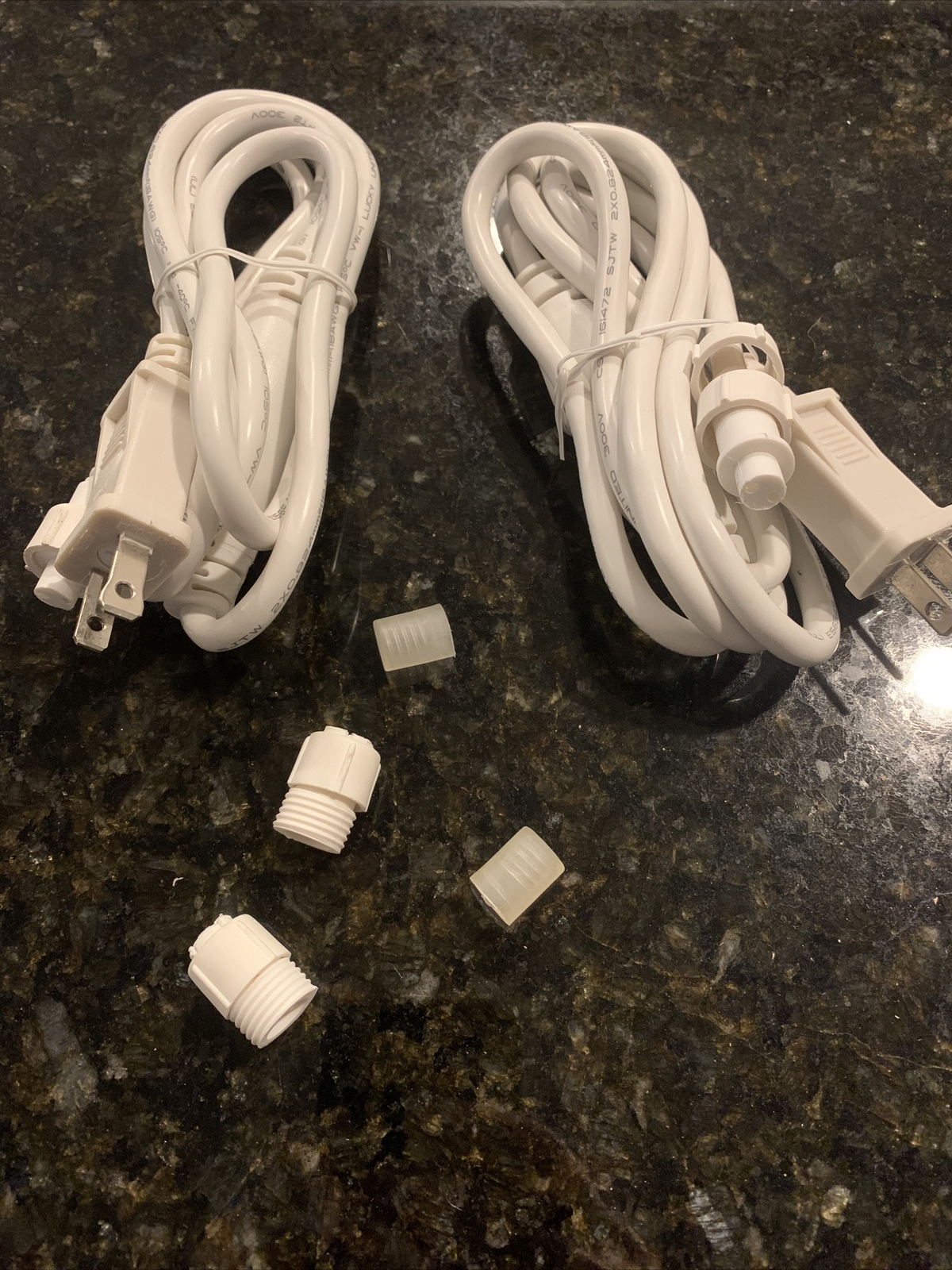 Standard 120 Volt 5 Ft LED Rope Light Power Cord Kit For 3/8” Rope