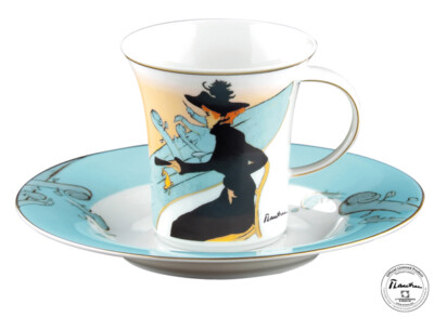 Königlich Tettau - Lautrec Kaffee Tasse - Divan Japonais 0,21l