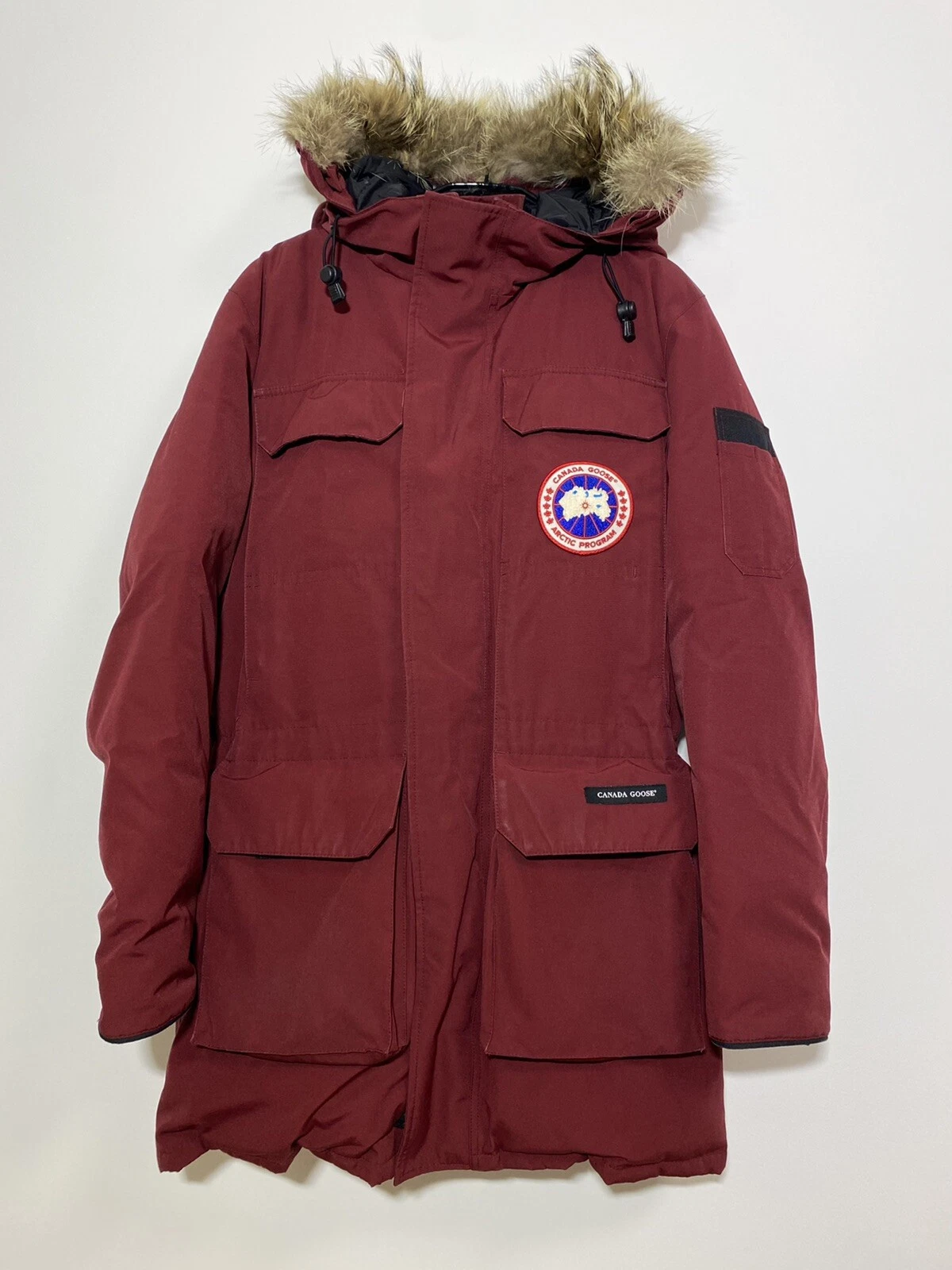 Cappotto bordeaux bianco anatra Canada Goose taglia: L