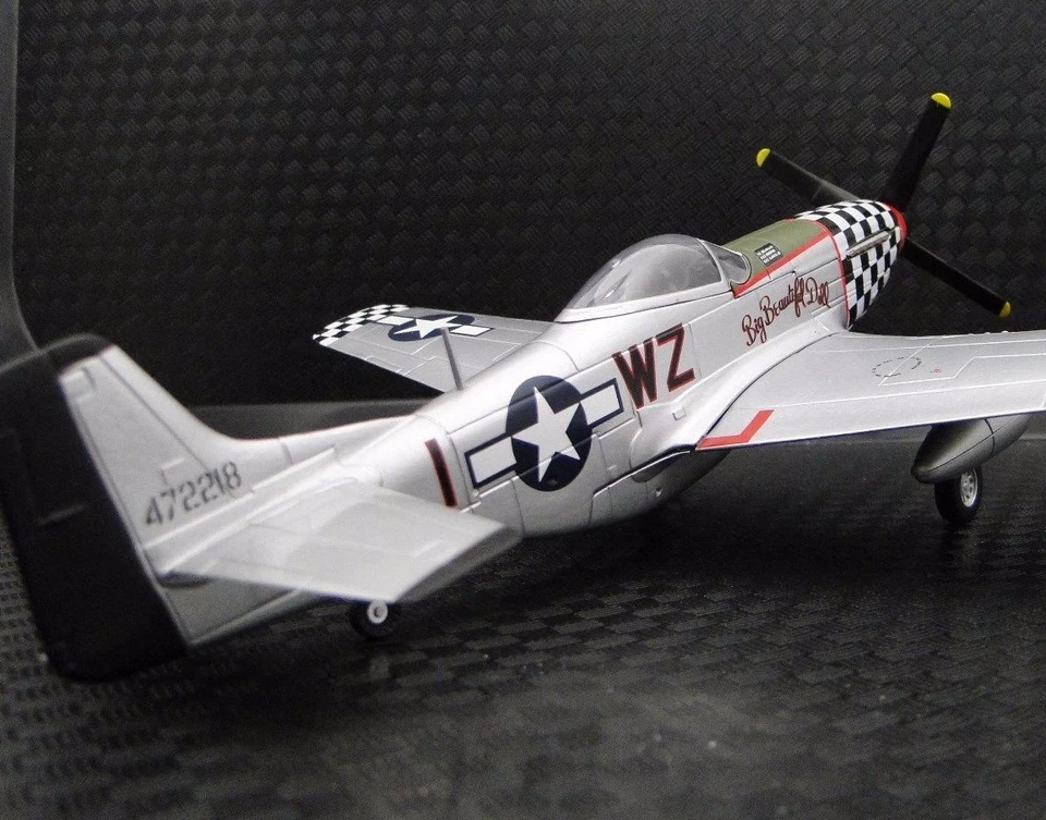 WW2 Plane Metal Model Airplane p AirForce Fighter Aircraft 1 32 b 48 51 f4 17 72 - Image 2 of 4