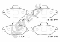 Breck BremsbeläGe Bremsbelegsatz Vorne FüR Fiat Panda Punto Lancia Y Y10