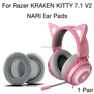 Replacement Ear Pads for Razer KRAKEN KITTY 7.1 V2 NARI Headphones