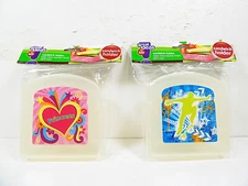 Sandwich Containers Kids Designer Lunch Box Holder Cases Container Boys Girls 