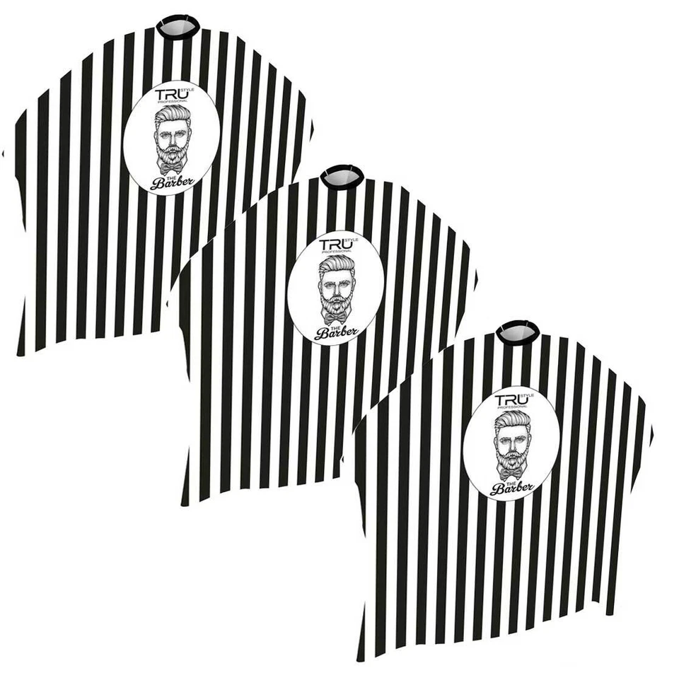 BEAUTY&MORE Tru Haarschneideumhang (3er Pack) Wasserabweisend 120 x 148 CM