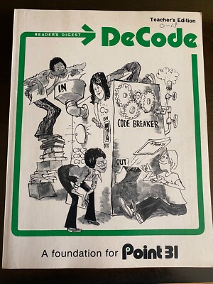 Vintage 1975 Decode A Foundation for Point 31 Reader's Digest #947  Teacher's Ed