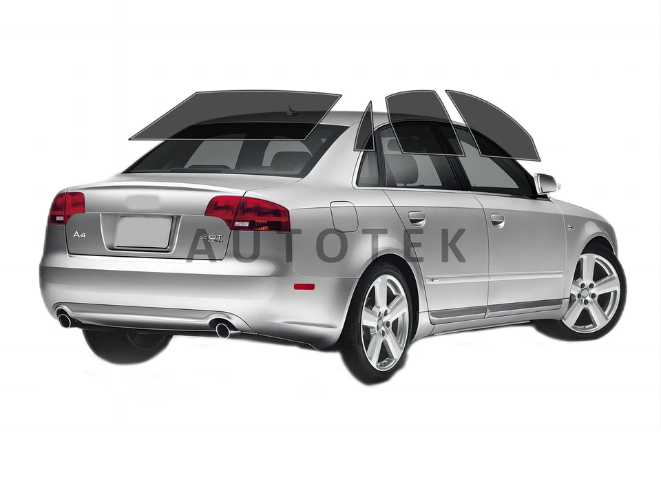 PreCut все стороны + заднее стекло пленка любой оттенок абажур % для Audi A4 седан 2002-2008 - Изображение 2 из 4
