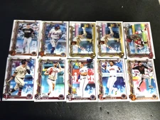 2025 Topps Holiday baseball 10 card SP lot (Chourio, De La Cruz, Ramirez, etc.)