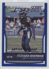 2016 Score Jumbo Artist's Proof 9/50 Richard Sherman #289 rf2