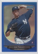 2013 Bowman Chrome Prospects Blue Refractor 122/250 Nik Turley #BCP146 9eo