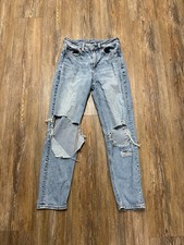 American Eagle Distressed Jeans -Women Size 4 Regular 27x28 - Mom Jeans