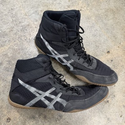 ASICS Shoes Black Gum Matcontrol 2 Wrestling 1081A029 Mens 13| UK 12 | EU 47