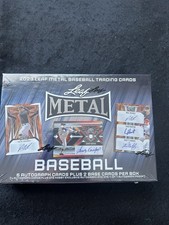 2023 Leaf Metal Baseball Hobby Box 6 AUTO Per Box Factory Sealed🔥⚾️🔥