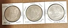 LOT OF THREE BU MORGAN DOLLARS