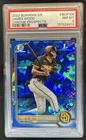 2022 Bowman Sapphire James Wood Chrome 1st Prospect #BCP-108 Padres PSA 8