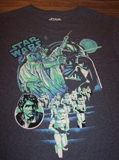 VINTAGE STYLE STAR WARS A NEW HOPE T-Shirt Luke Skywalker Leia MENS MEDIUM