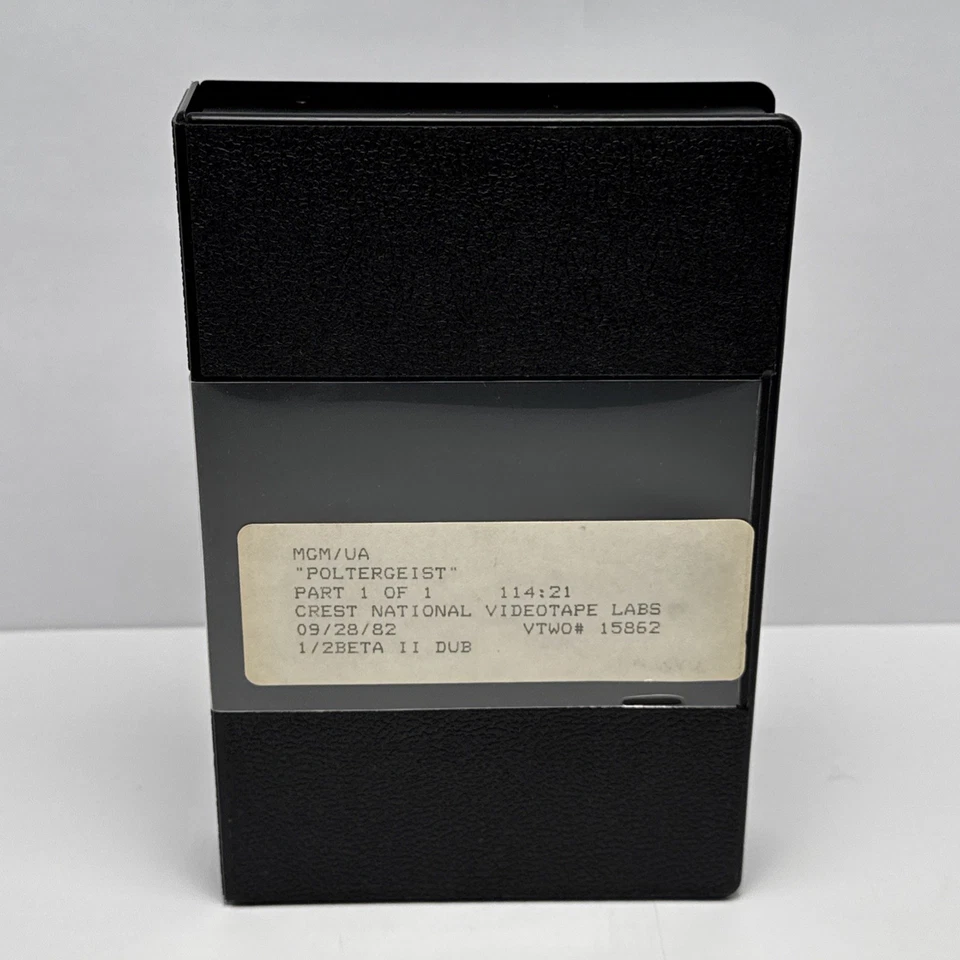Poltergeist Betamax Beta NOT VHS MGM/UA Screener 1982 Horror - Bild 2 von 4