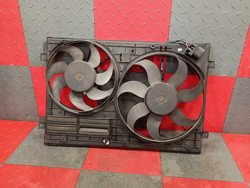 Conjunto de ventilador de refrigeración del motor eléctrico Volkswagen EOS 2007-2016 probado #1K0121207BC Foto 2 de 4