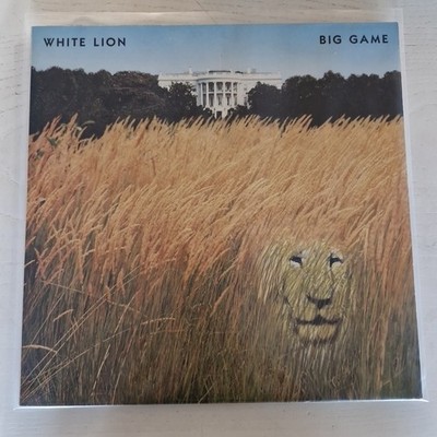 WHITE LION BIG GAME VG+/VG+ VINYL LP 33 RUNDEN