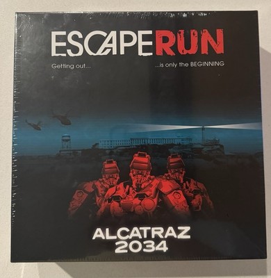 EscapeRun Alcatraz 2034 RPG Board Game New Factory Sealed - NEW