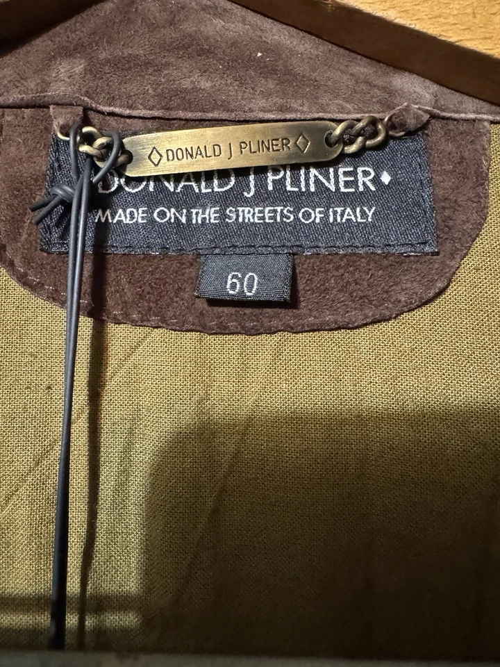 Chaqueta de Gamuza Donald Pliner Kenia Y2K Hippie Country Rocker Resistente Nueva con Etiquetas De Colección Foto 3 de 4
