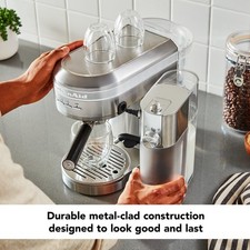 KitchenAid Metal Semi-Automatic Espresso Machine with Free Automatic Milk 3
