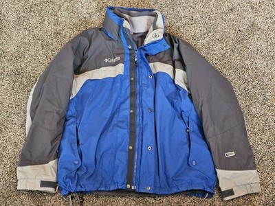 Vintage Columbia Bugaboo Authentic Issue 3 In 1 Blue Ski Jacket Mens Size 2XL