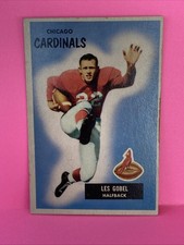 1955 Bowman Football #50 - Les Gobel - Chicago Cardinals - EX