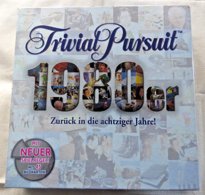   TRIVIAL PURSUIT   ZURÜCK IN DIE 1980ER achtziger JAHRE PARKER HASBRO  
