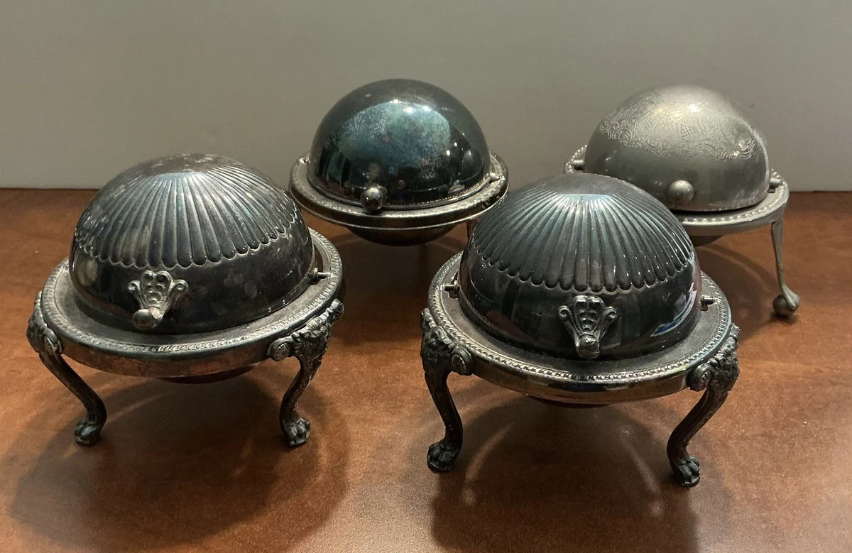 Lion Antique US Silver-Plated Butter Dishes for sale | eBay