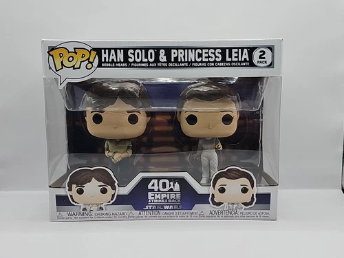 Funko Pop! Han Solo & Princess Leia 2 Pack Star Wars: 40 the Empire Strikes Back