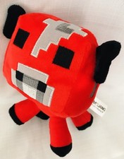 Minecraft 7  Original Mojang Mooshroom Red Cow Plush Toy