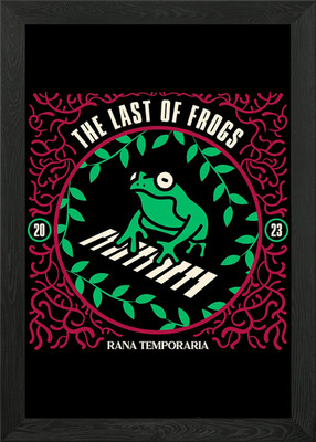 The Last of Frogs Framed Wall Art Poster Canvas Print Picture