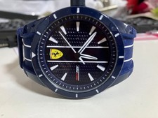 Ferrari Red Rev Watch Navy 0830541 Men Watch Accessory Original Collection Racin
