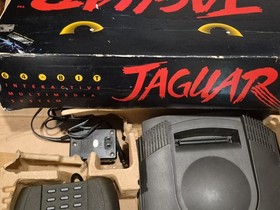 Atari Jaguar System Console Complete In Box + Cybermorph