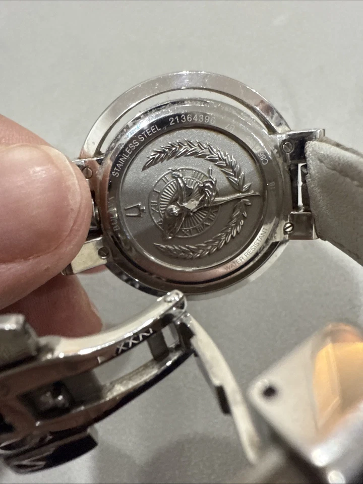 Women's Authentic Bulova Rubaiyat Diamond Accented Watch 35mm -   - Image 4 of 4